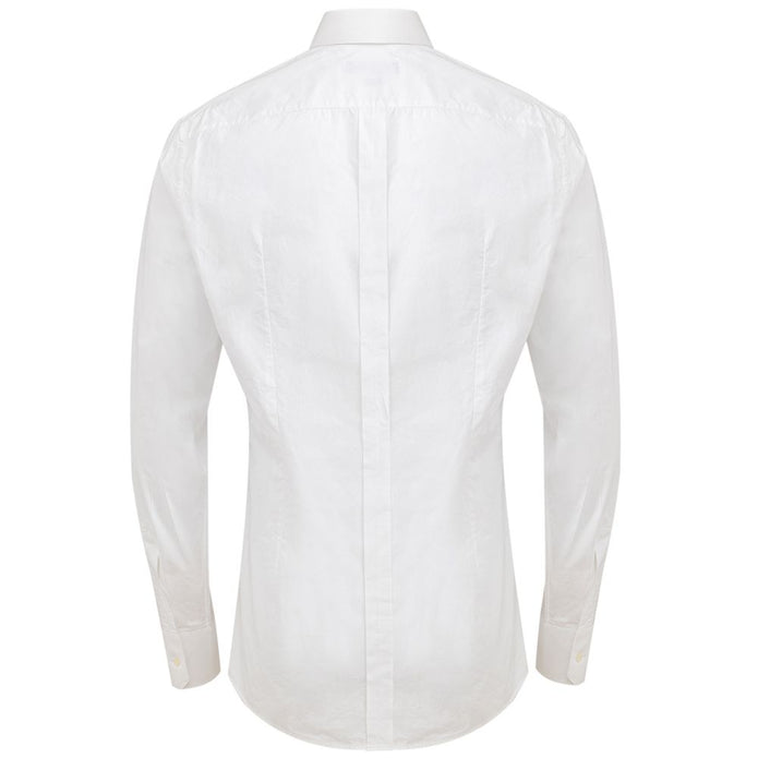 White Cotton Dress Shirt