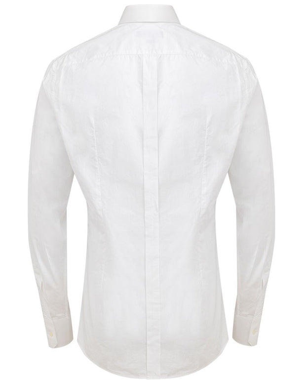 White Cotton Dress Shirt