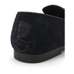 Blue Leather Slip-On Loafer