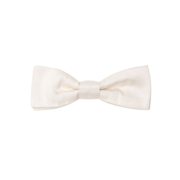 White Silk Bowty