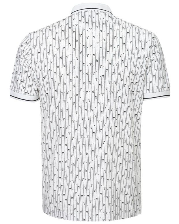 White Cotton Polo Shirt