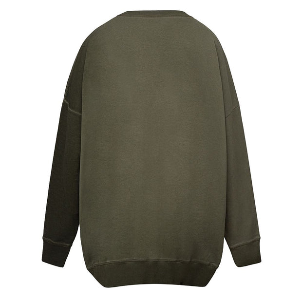 Green Cotton Hoody