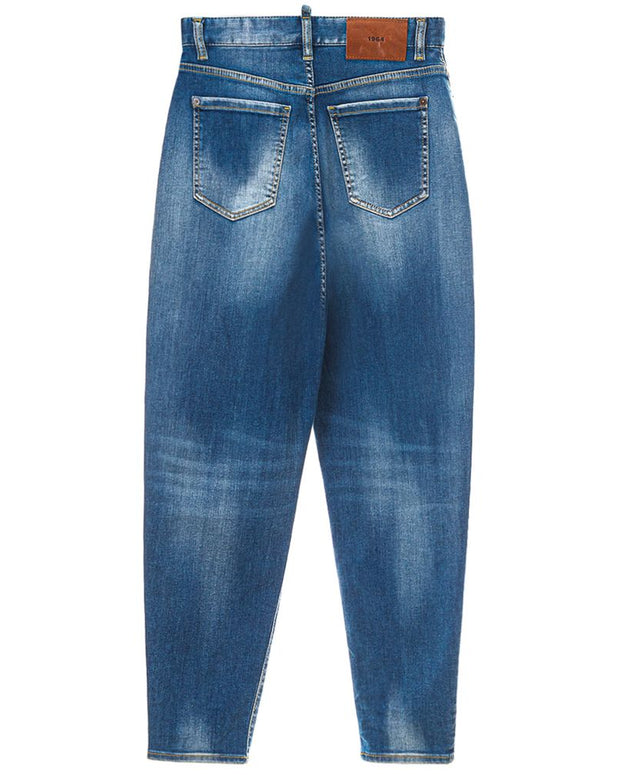 Blue Cotton Jeans Denim