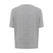 Elegant Gray Cotton Top for Women