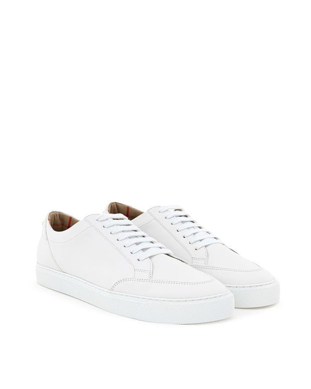 White Leather Sneaker
