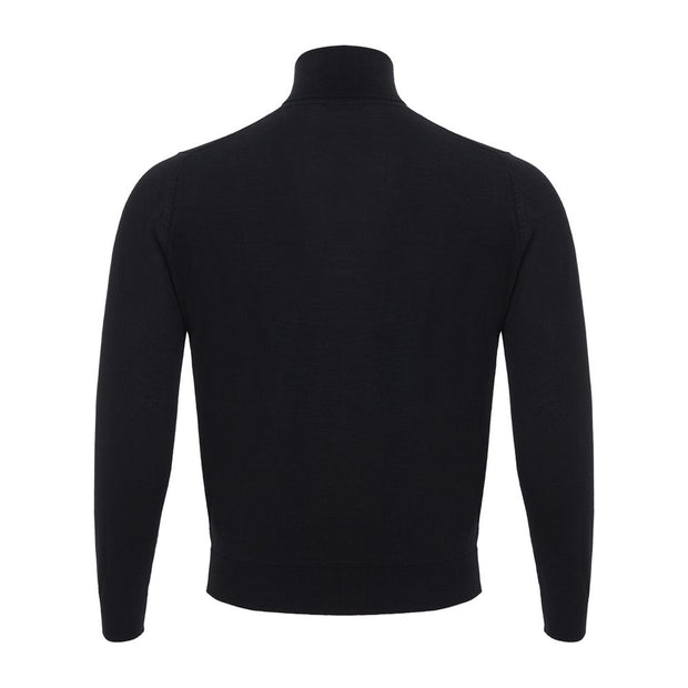Italian Cashmere Luxury Black Sweater