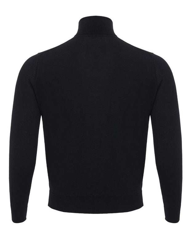 Italian Cashmere Luxury Black Sweater