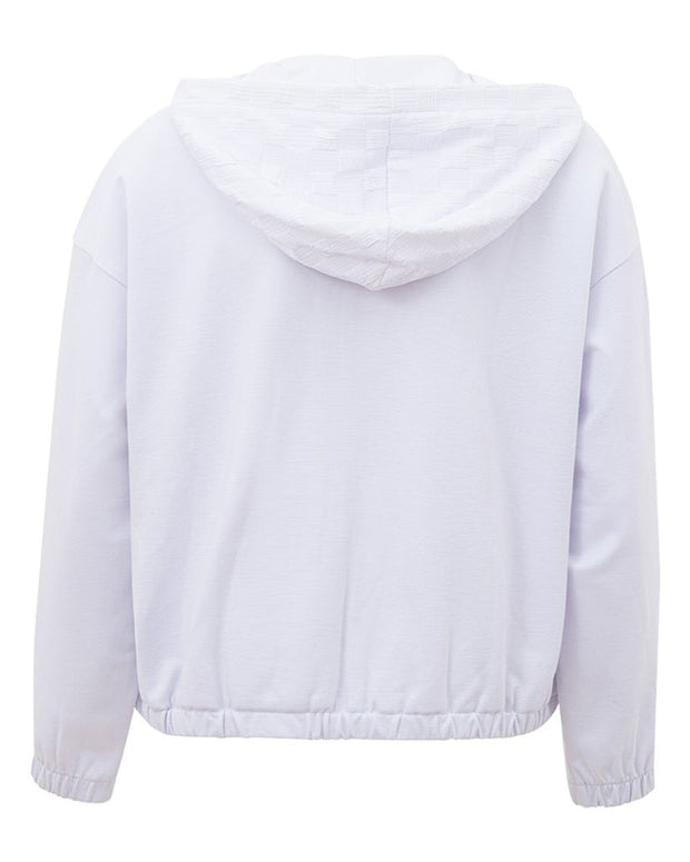 Chic White Viscose Sweater for Women
