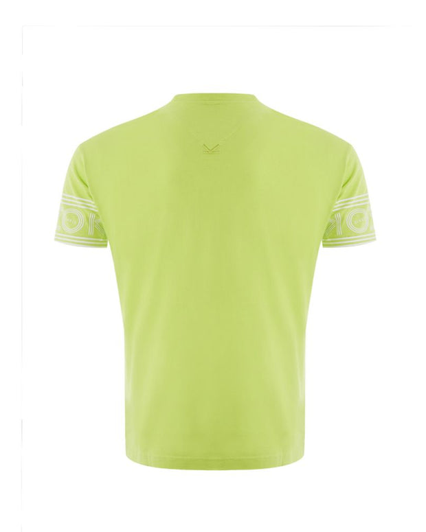 Sunny Yellow Cotton Tee For Stylish Men