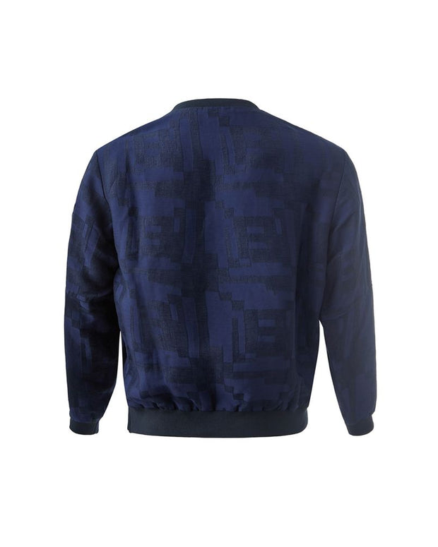 Elegant Linen Blue T-Shirt for Men
