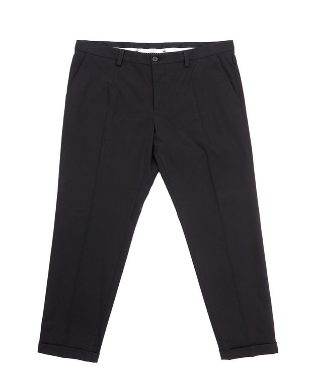 Elegant Black Cotton Pants for Men