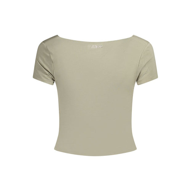 Green Modal Tops & T-Shirt