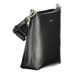 Black Polyester Women Handbag