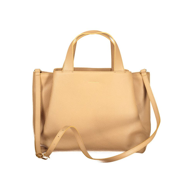 Brown Polyethylene Women Handbag