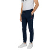 Blue Cotton Joggers Workout Pant