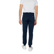Blue Cotton Joggers Workout Pant