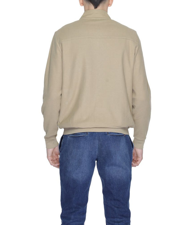 Beige Cotton Jackets & Coat