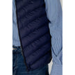 Blue Polyamide Sleveless Jacket