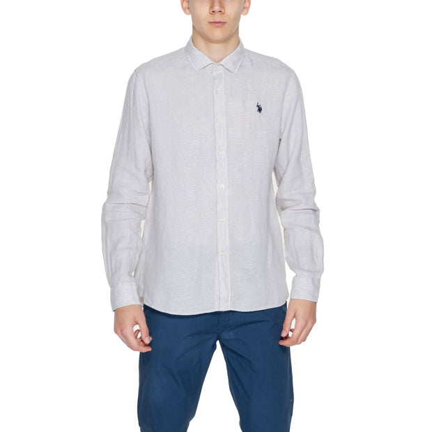 Beige Linen Shirt