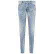 Light Blue Cotton Men Jeans