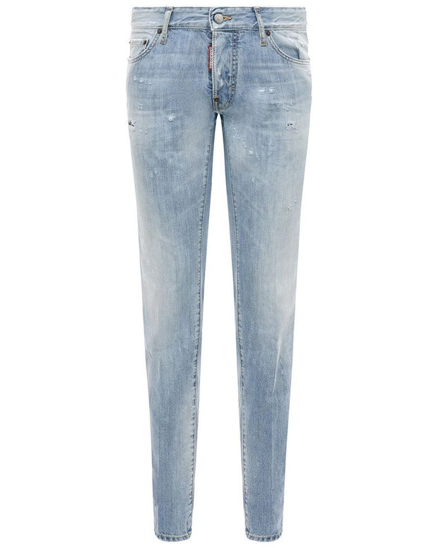 Blue Cotton Men Jeans