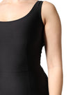 Black Sleeveless Bodycon Women Jumpsuit Dress