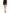 Black Virgin Wool High Waisted Mini Skirt