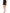 Black Virgin Wool High Waisted Mini Skirt