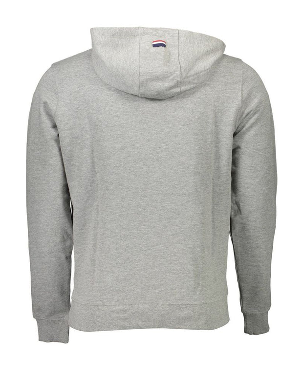 Gray Cotton Men Sweater
