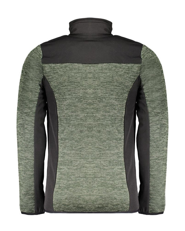 Green Polyester Men Jacket