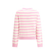 Striped sweater with rabbit