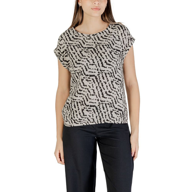 Bicolor Viscose Shirt