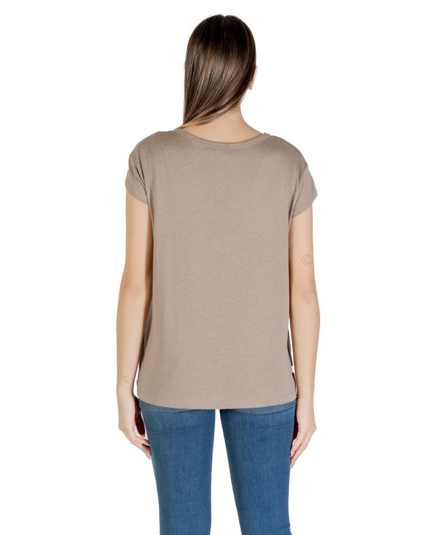 Gray Cotton Tops & T-Shirt
