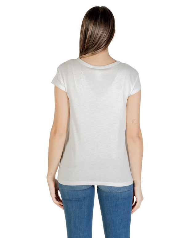 White Cotton Tops & T-Shirt