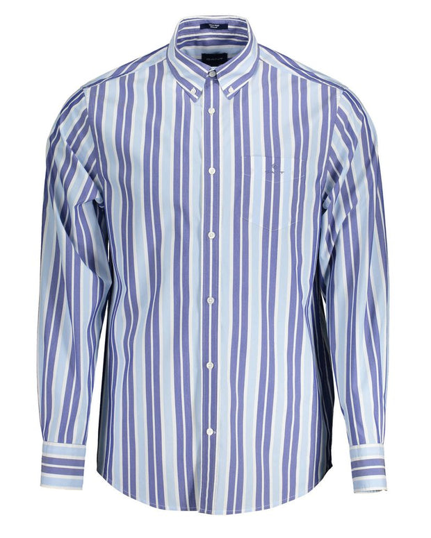 Light Blue Cotton Men Shirt