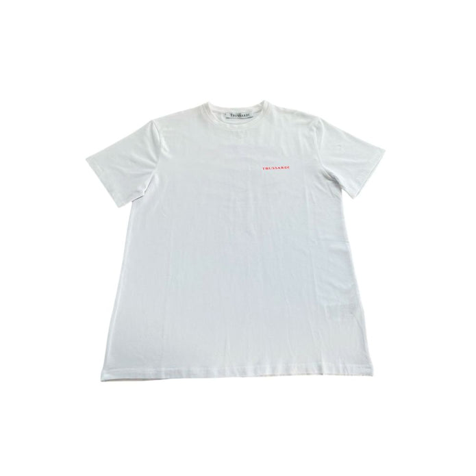 White Cotton Men's T-Shirt