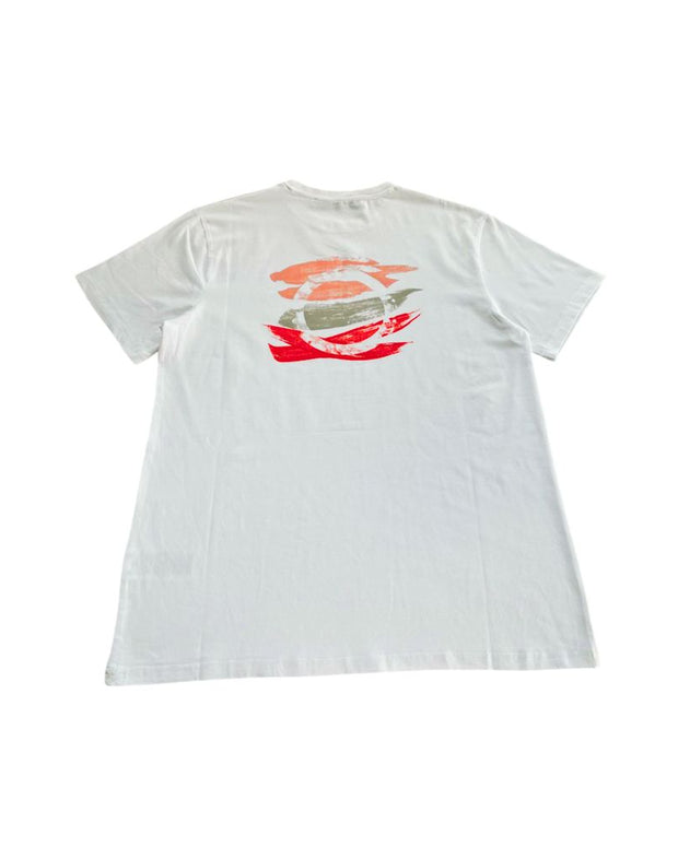 White Cotton Men's T-Shirt