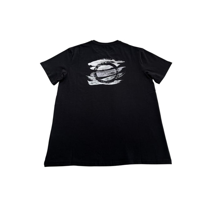 Black Cotton Men T-Shirt