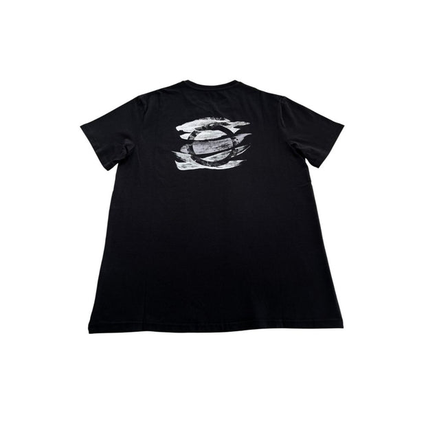 Black Cotton Men T-Shirt