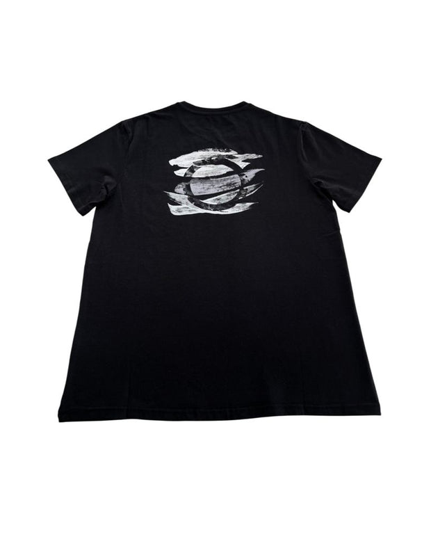 Black Cotton Men T-Shirt