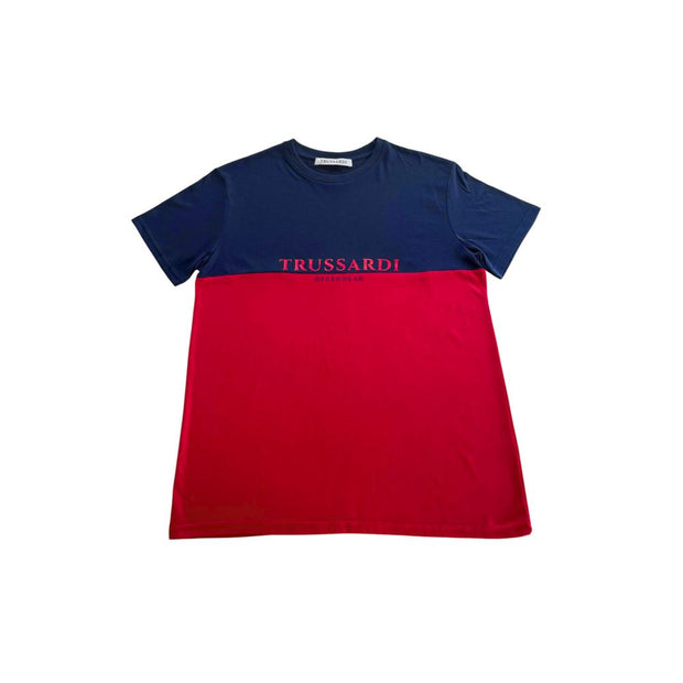 Red Cotton Men T-Shirt
