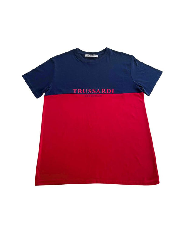 Red Cotton Men T-Shirt