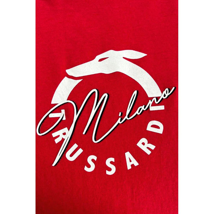 "Red Cotton Men T-Shirt"