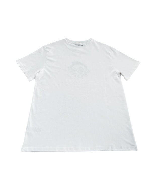 White Cotton Men T-Shirt