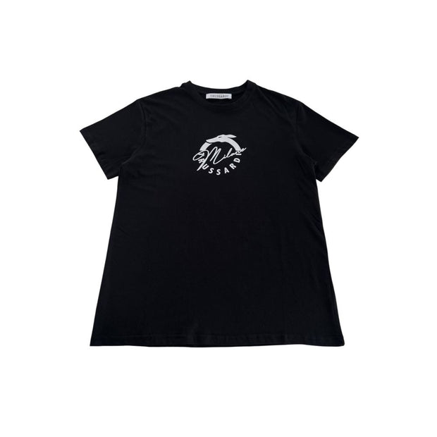 Black Cotton Men T-Shirt