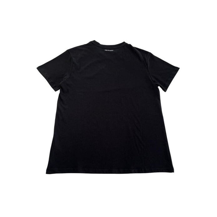 Black Cotton Men T-Shirt