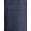 Tailored Shorts with shiny ZigZag pattern