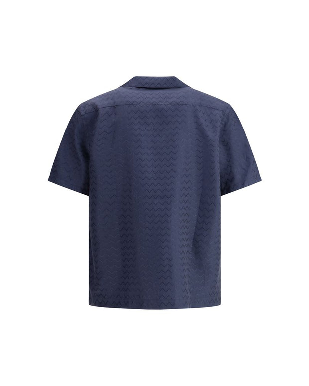 Bowling Shirt with shiny ZigZag pattern