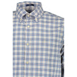 Blue Cotton Men Shirt