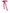 Pink Waist Ribbon Wide Bow Logo Belt